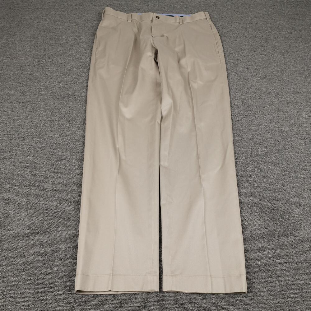 Brooks Brothers Pants Mens 36x31 Beige Chino Clark Straight Leg Stretch Casual